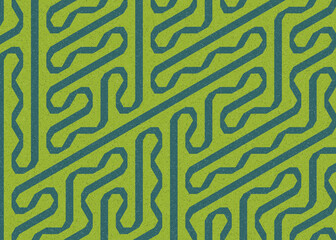 Fototapeta premium Colour Hexagon Tile Connection art background design illustration