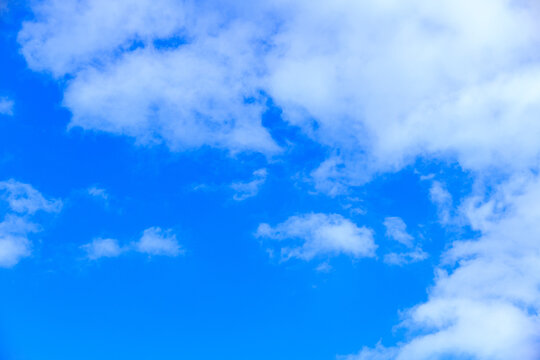 Blue summer sky with clouds. Ready for use with the Sky Replacement feature in Adobe Photoshop and for use as wallpaper. A spectacular background for your creativity.