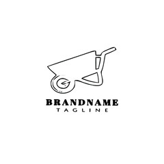 trolley logo icon design vector illustration