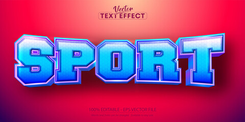 Sport text, sport style editable text effect