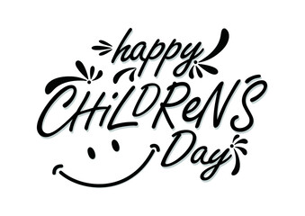 Happy Children's Day for International Children Celebration. Vector Illustration