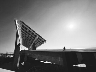 The Photovoltaic pergola at the forum in Barcelona