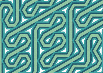 Colour Hexagon Tile Connection art background design illustration