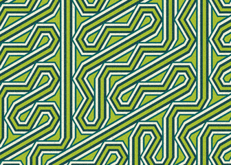 Colour Hexagon Tile Connection art background design illustration