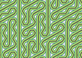 Colour Hexagon Tile Connection art background design illustration