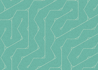 Colour Hexagon Tile Connection art background design illustration