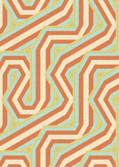 Colour Hexagon Tile Connection art background design illustration