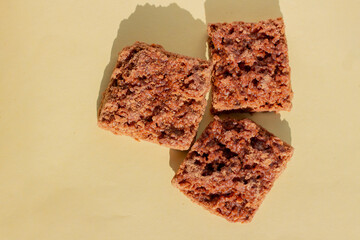 Variation of grated coconut candy known as matoritori or kashata in many African countries