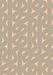 Colour Hexagon Tile Connection art background design illustration