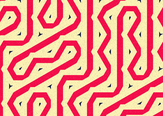 Colour Hexagon Tile Connection art background design illustration