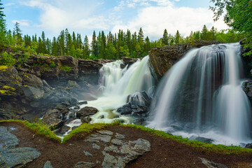 Wasserfall Vattenfallet Schweden