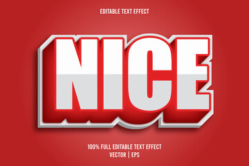 Nice editable text effect comic style