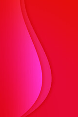 abstract red wave background for design.