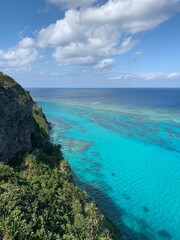 Fototapeta premium 伊良部島 イグアナ岩 宮古島 宮古列島 沖縄県