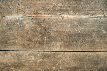 Brown planked Wooden floor Background hardwood antique flat lay concept