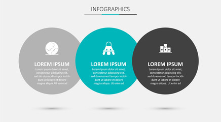 Set Badminton shuttlecock, Baseball ball and Award over sports winner podium. Business infographic template. Vector