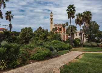 Fototapeta premium St. Peter's church in Old Jaffa. Tel Aviv, Israel.