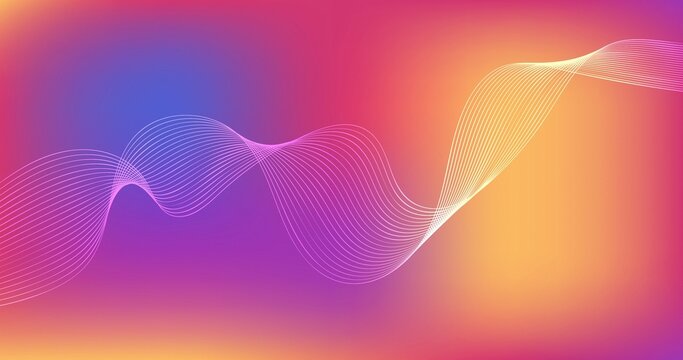 abstract color trendy gradient geometric 4k background. futuristic color shapes design. red, orange and blue gradient color. for postrer on wall, poster tamplate and landing page site
