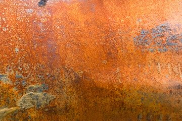 Rusty and dirty metal surface. Texture of rust