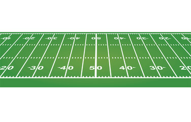 Fototapeta premium American football field. vector illustration 