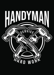 
A hammer is a tool, most often a hand tool, consisting of a weighted "head" fixed to a long handle that is swung to deliver an impact to a small area of an object.