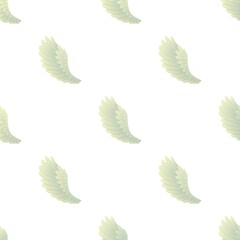 Obraz premium Curve wing pattern seamless background texture repeat wallpaper geometric vector