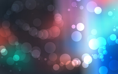Party night glow light abstract background with bokeh rays lights presentation wallpaper 