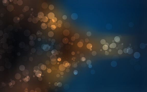 Party night glow light abstract background with bokeh rays lights wallpaper 