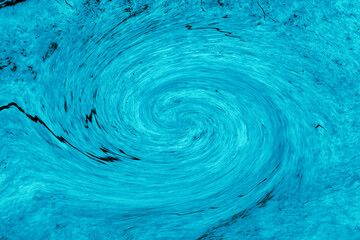 Blue blurred background. Blue whirlwind. Cyan background.