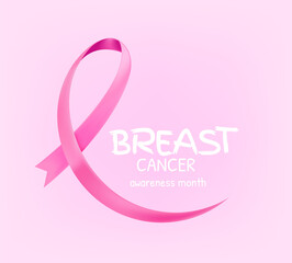 Breast cancer awareness month concept
