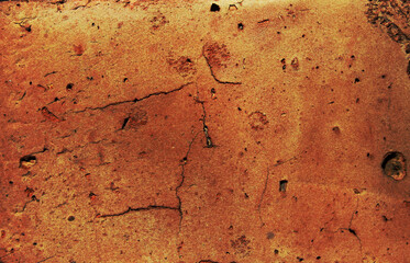 Brick background, detailed brick fragment. Orange brick background.