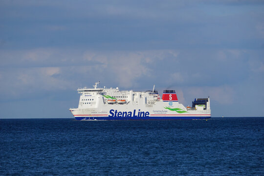Ein Fähre von Stena Line auf der Ostsee 