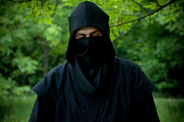 ninja in mask