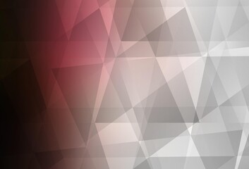Light Pink, Red vector polygonal background.