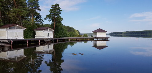 Obraz premium house on the water