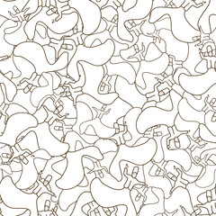Vector Brown and white Sufi dancers Dervish background pattern