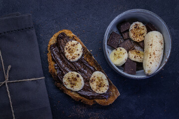 Tartine Chocolat Banane