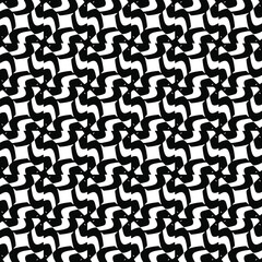 floral seamless pattern background.Geometric ornament for wallpapers and backgrounds. Black and white pattern.