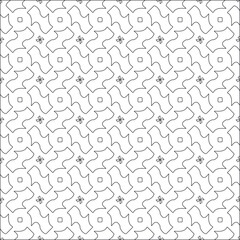 floral pattern background.Repeating geometric pattern from striped elements. Black pattern. 