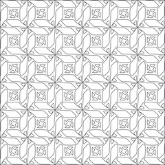 floral pattern background.Repeating geometric pattern from striped elements. Black pattern. 