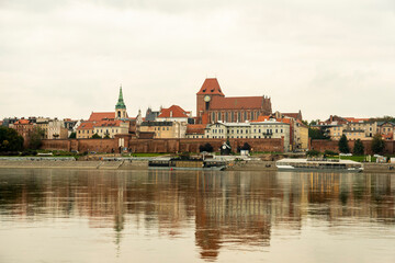 Naklejka na ściany i meble Krajobraz Toruń