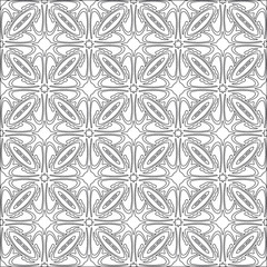  floral pattern background.Repeating geometric pattern from striped elements. Black pattern. 