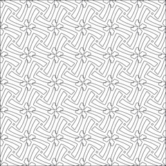  floral pattern background.Repeating geometric pattern from striped elements. Black pattern. 