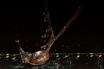 Cuillère en Argent Arrosé