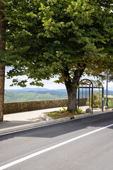 Montalcino is a hill town and comune in the province of Siena, Tuscany, central Italy known for Brunello di Montalcino a red DOCG Italian wine produced in the vineyards surrounding the town 