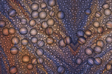 background image with 3d color spheres, illustration design