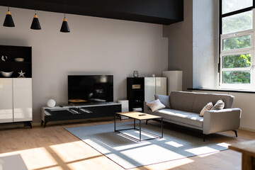 TV Furniture Interior In Living Room