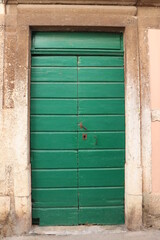 Tür Eingang Haus Haustür Grüne Tür 