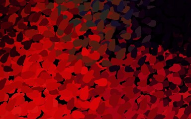 Dark Pink, Red vector template with chaotic shapes.
