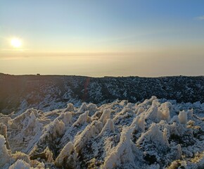 Climbing in Mount Rainier National Park